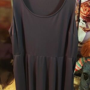 Torrid Scoop Neck Black Dress